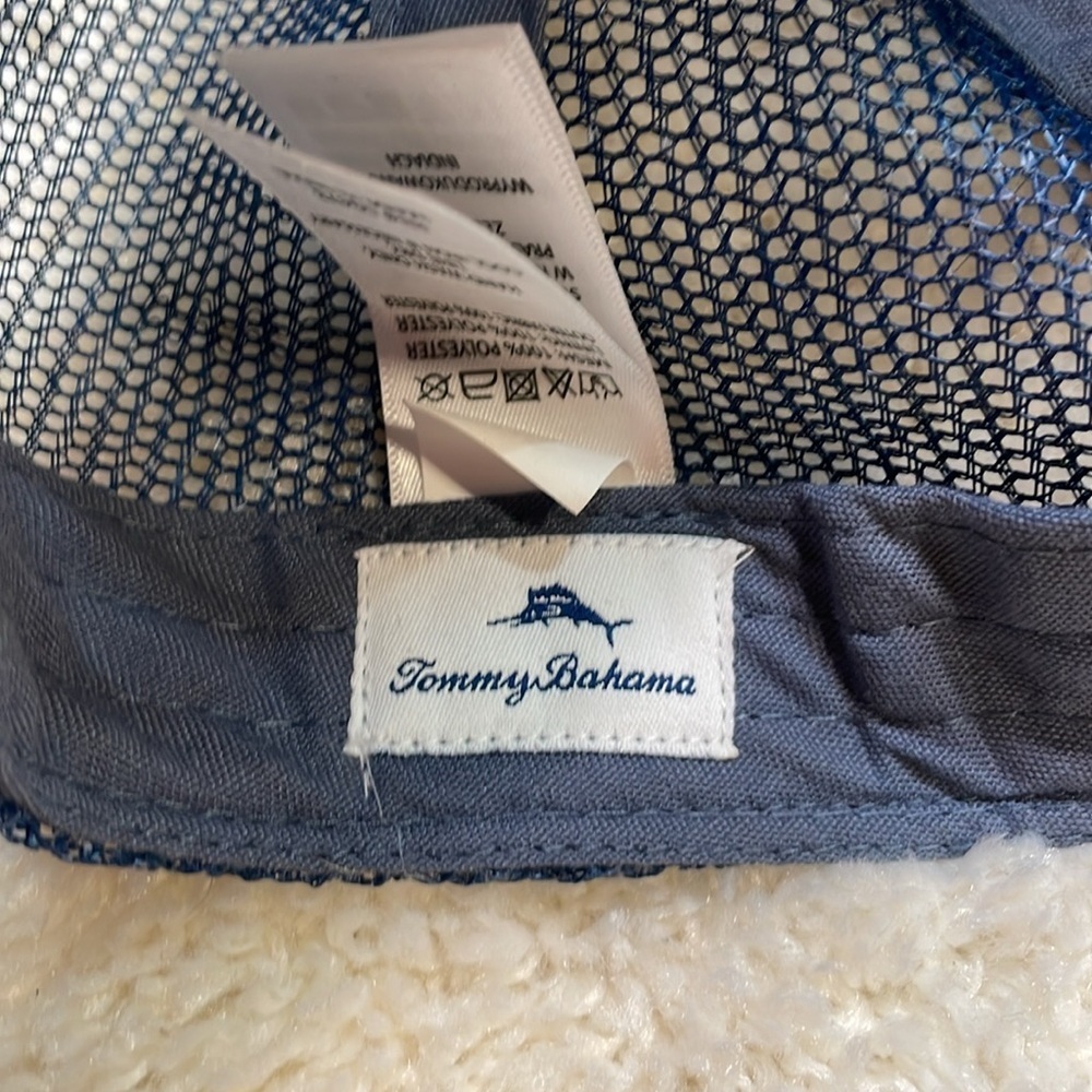 Tommy Bahama Marlin Cap Unisex Navy Blue Adjustable Baseball Cap Sz S/M - Picture 4 of 7